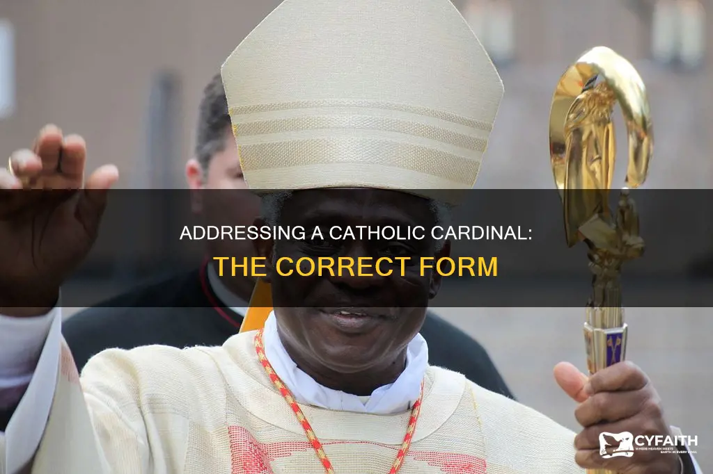 how is a catholic cardinal addressed