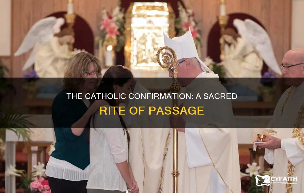 how is a catholic confirmation performed