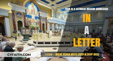 Proper Addressing Etiquette for Catholic Deacons in Written Correspondence