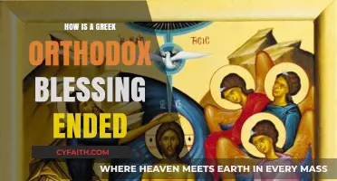 Ending a Greek Orthodox Blessing: Rituals, Prayers, and Final Gestures