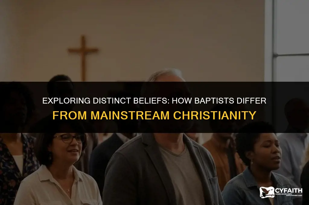 how is baptist different from christianity
