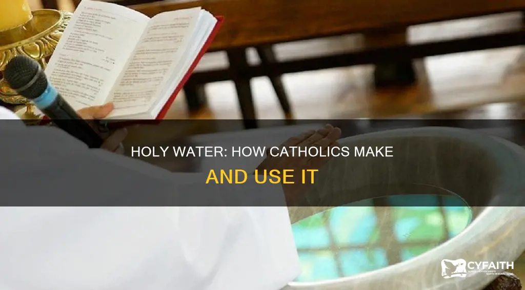 how is catholic holy water made