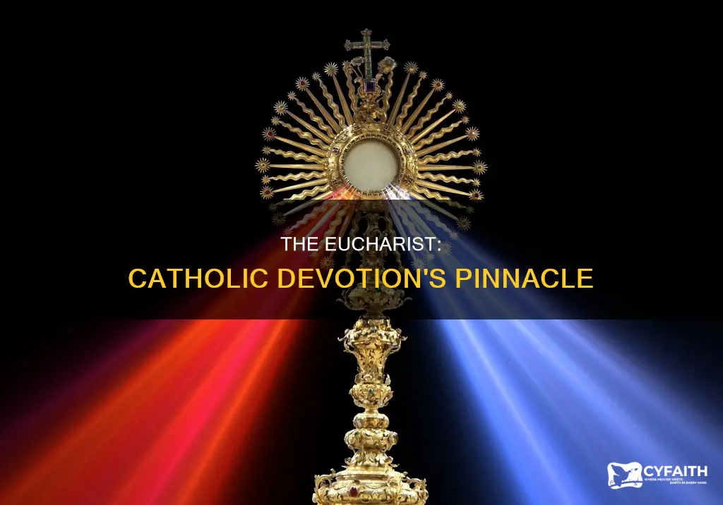 how is eucharist the summit of catholic devotion