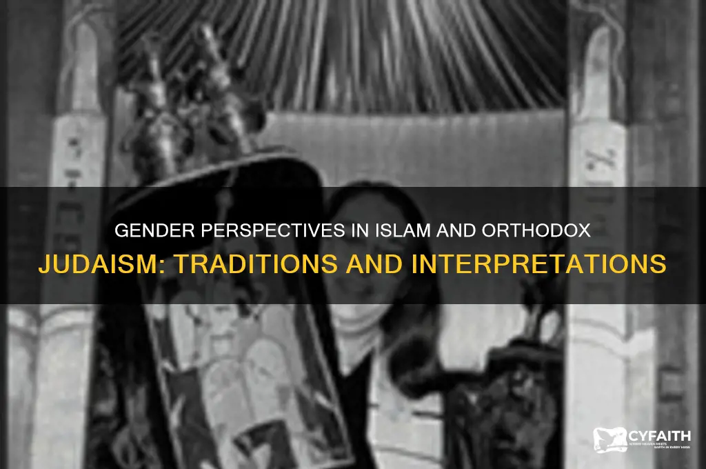 how is gender viewed in islam and orthodox judaism