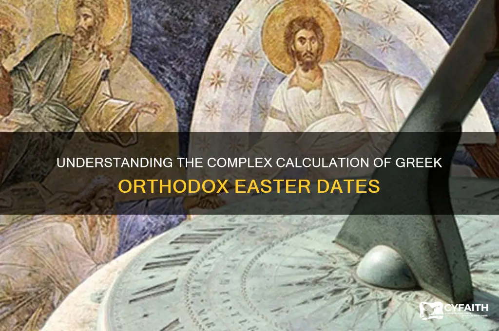 how is greek orthodox easter calculated