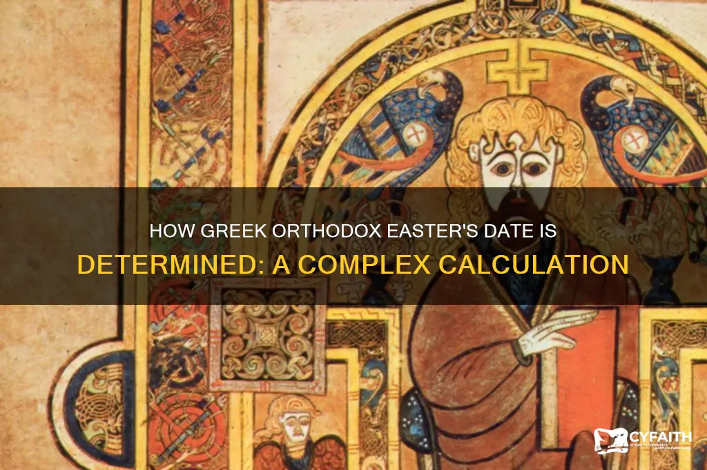 how is greek orthodox easter decided