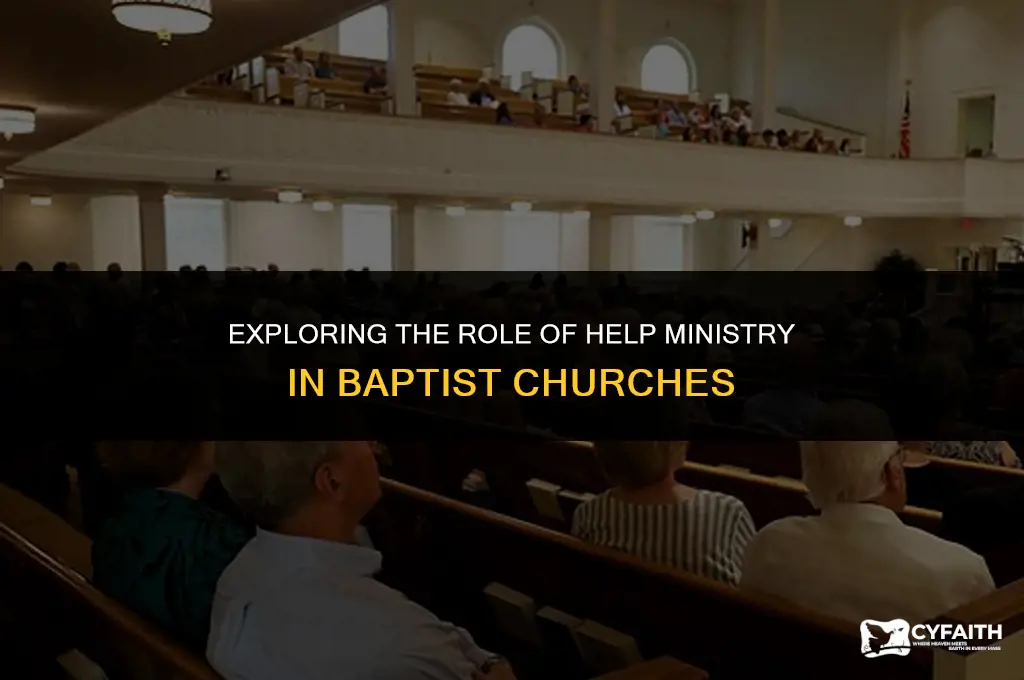 how is help ministry used in the baptist church