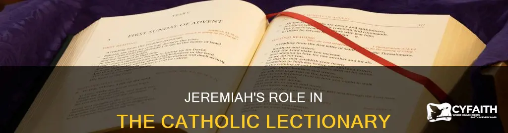 how is jeremiah used in the catholic lectionary