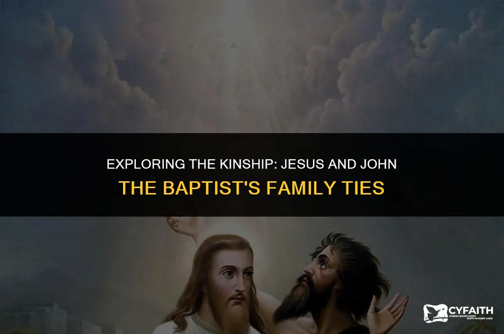 how is jesus and john the baptist related