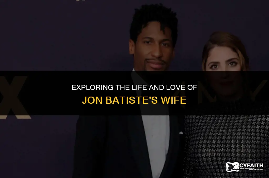 how is jon baptistes wife