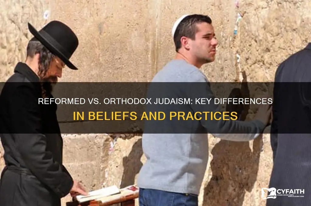 how is reformed judaism different from orthodox