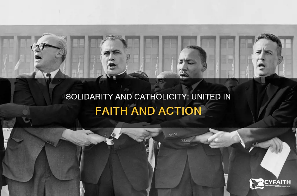 how is solidarity linked with catholicity