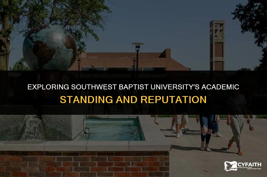 how is southwest baptist university ranked