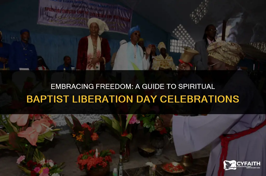 how is spiritual baptist liberation day celebrated