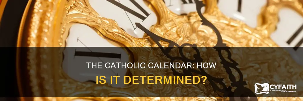 how is the catholic calendar determined