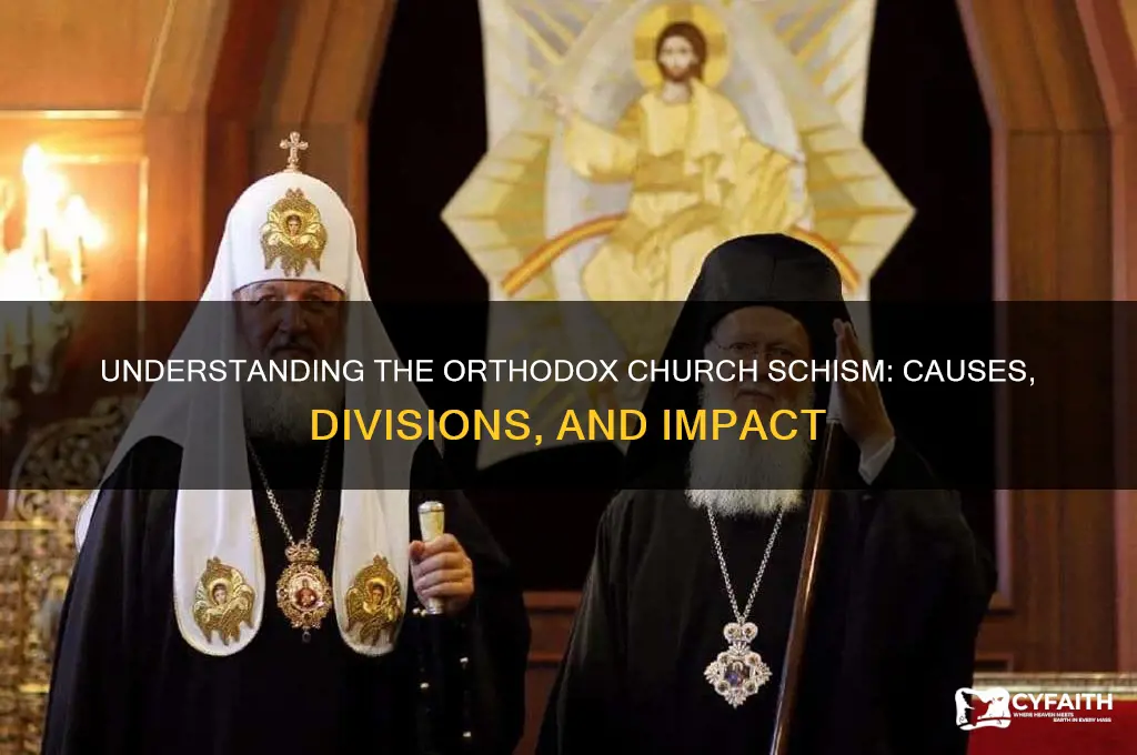 how is the orthodox church schism