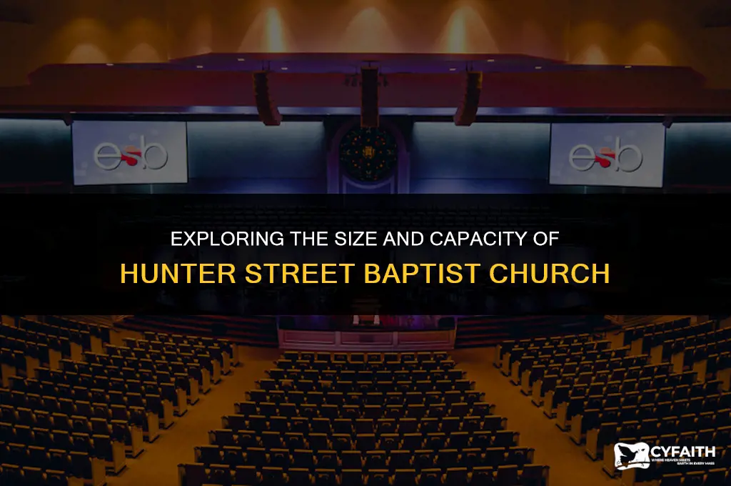 how large is hunter street baptist church