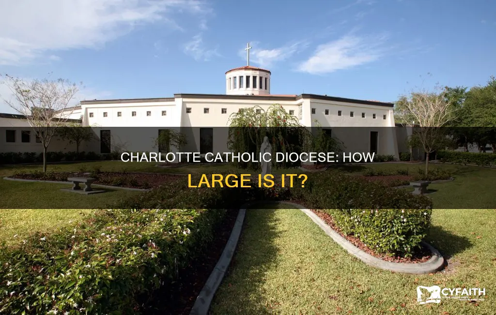 how large is the catholic diocese of charlotte