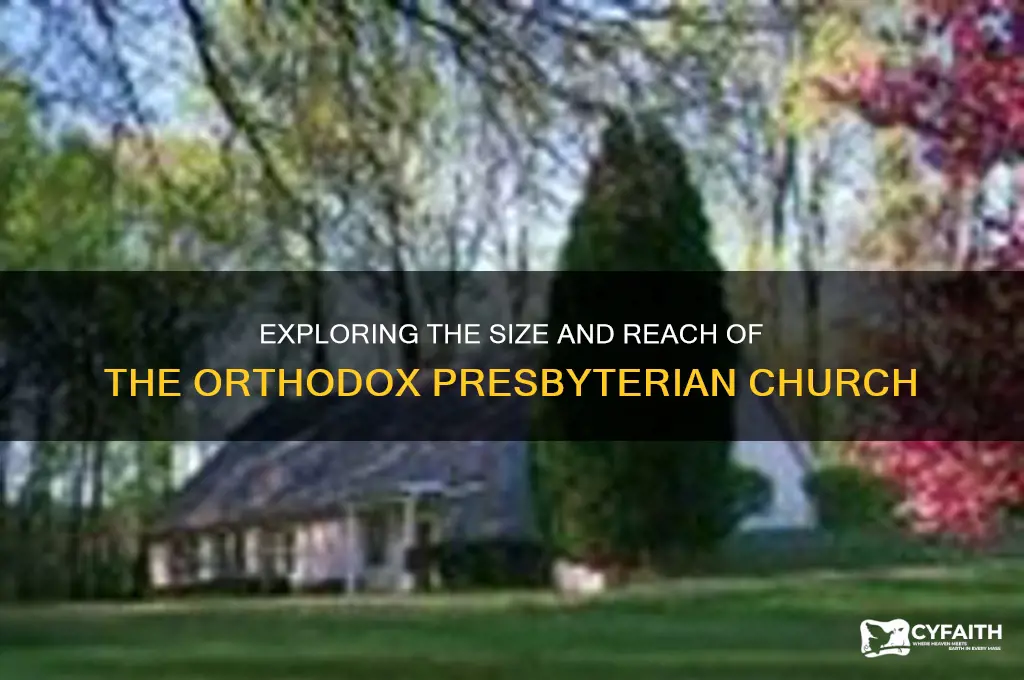 how large is the orthodox presbyterian church