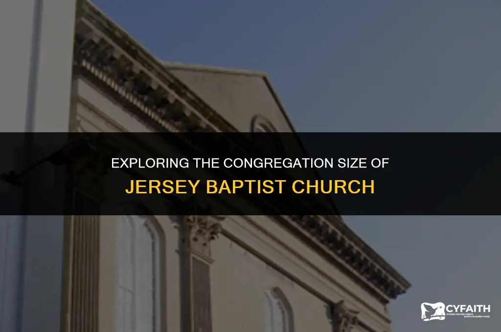 how large members is jersey baptist church