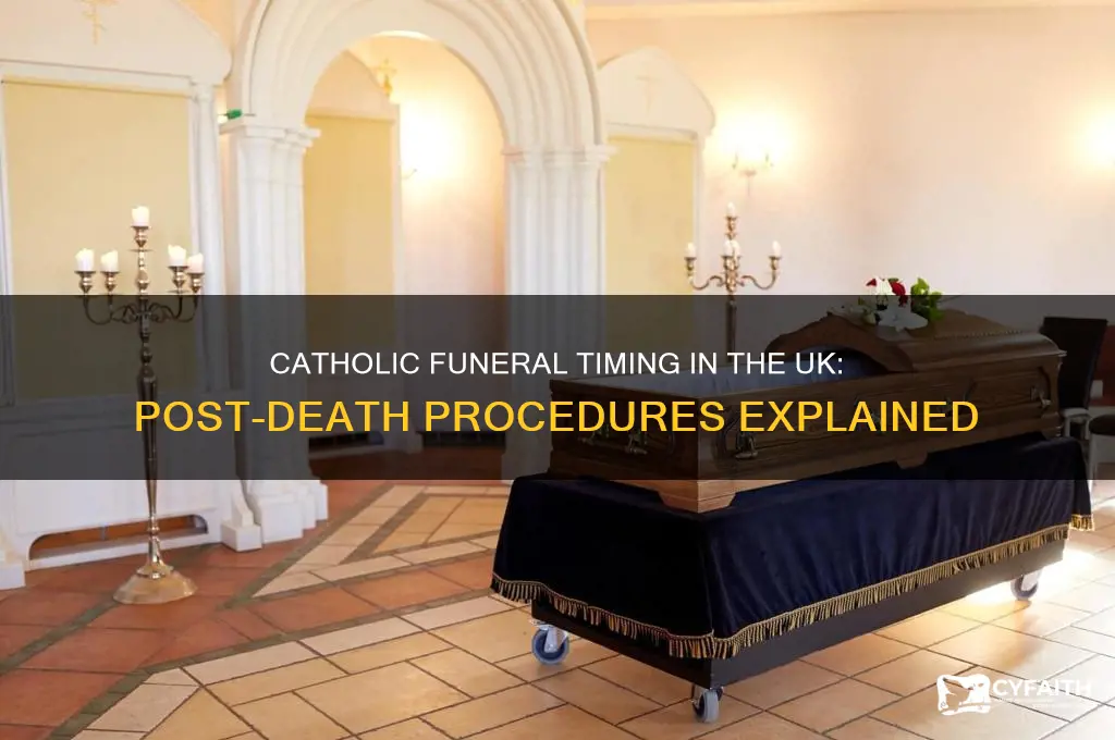 how long after death is a catholic funeral uk