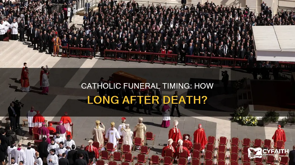 how long after death is funeral catholic