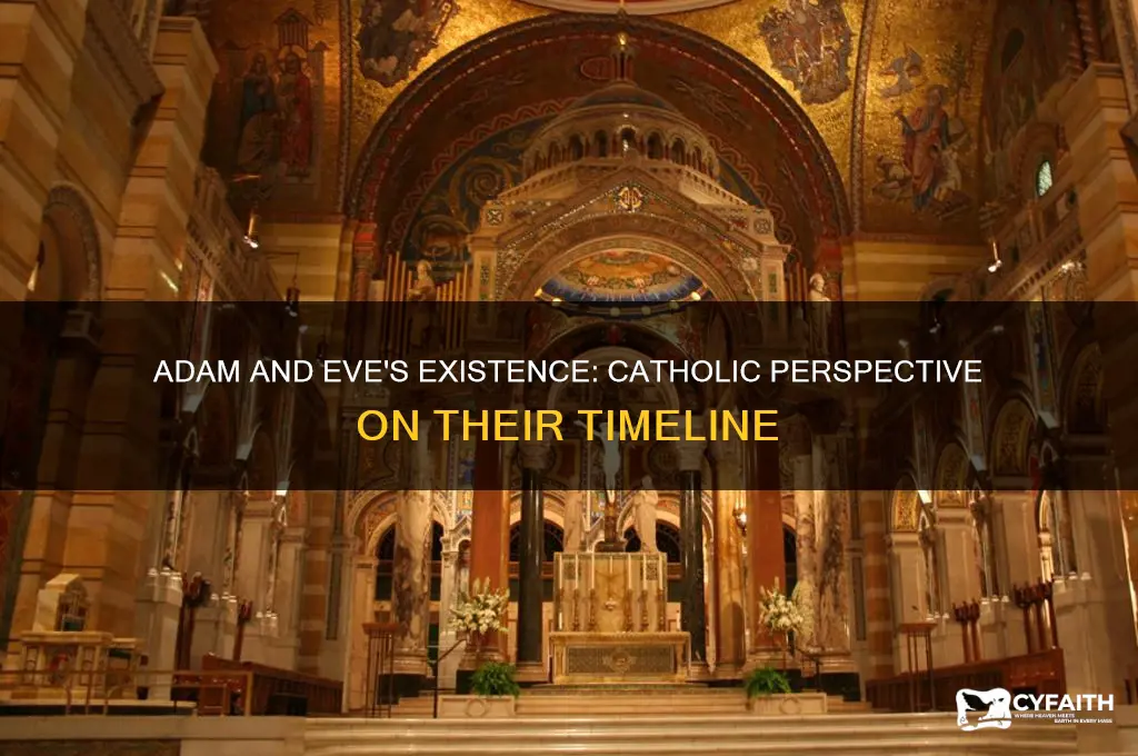 how long ago did adam and eve live catholic