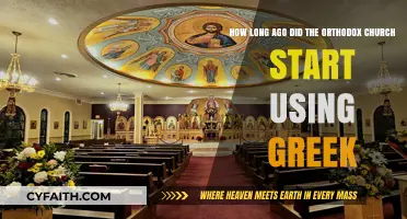 Origins of Greek in the Orthodox Church: A Historical Timeline