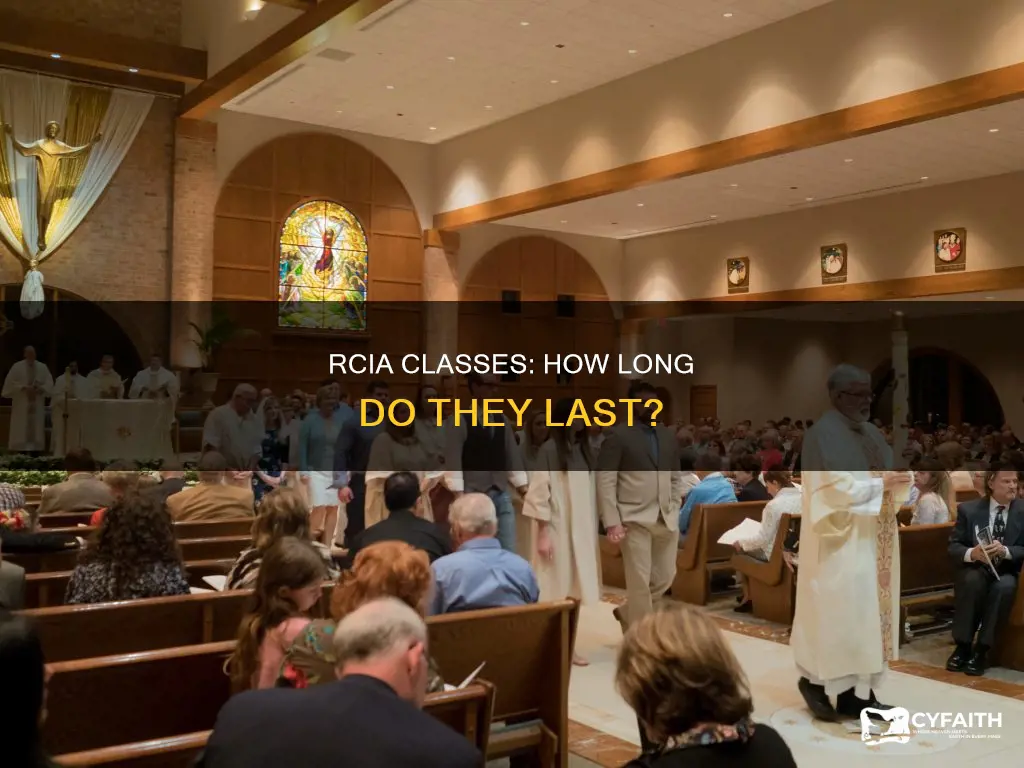 how long are catholic rcia classes