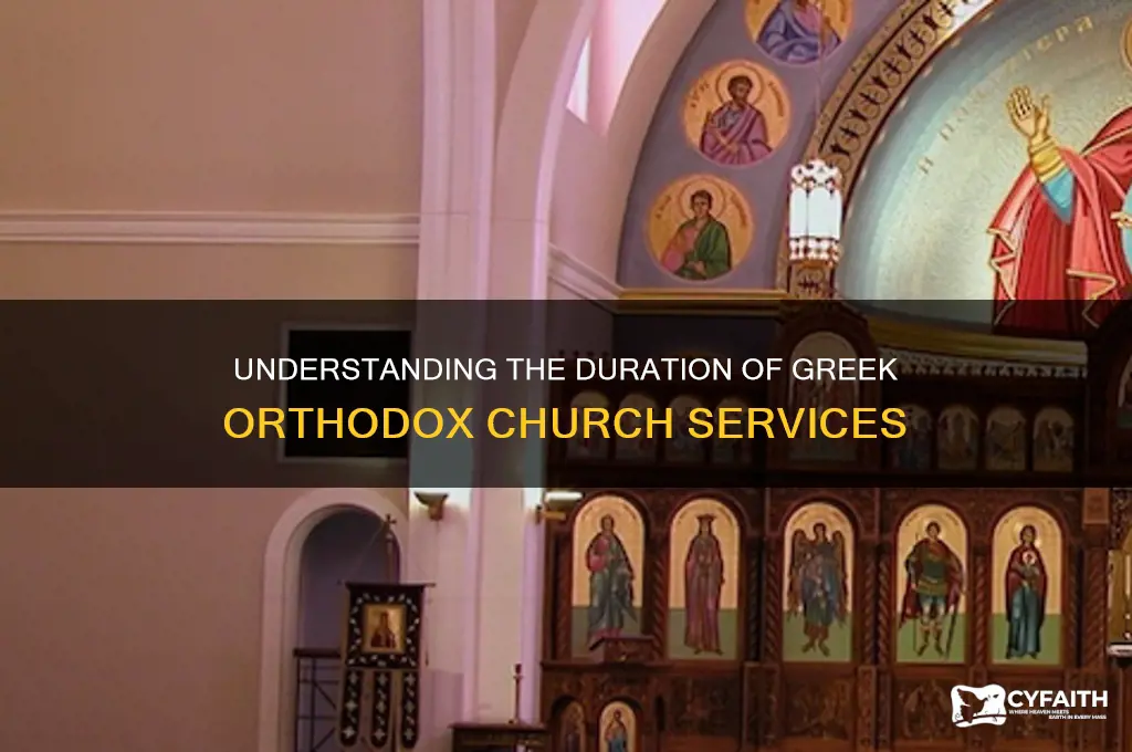 how long are greek orthodox services