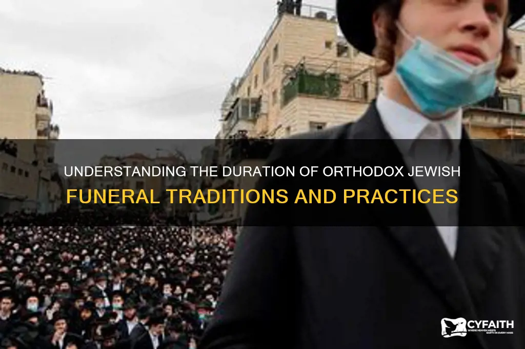 how long are orthodox jewish funerals