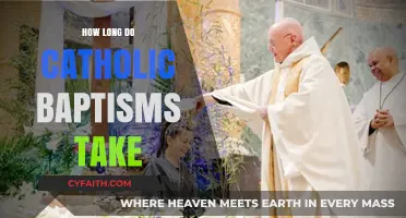 Catholic Baptism: How Long Does It Take?