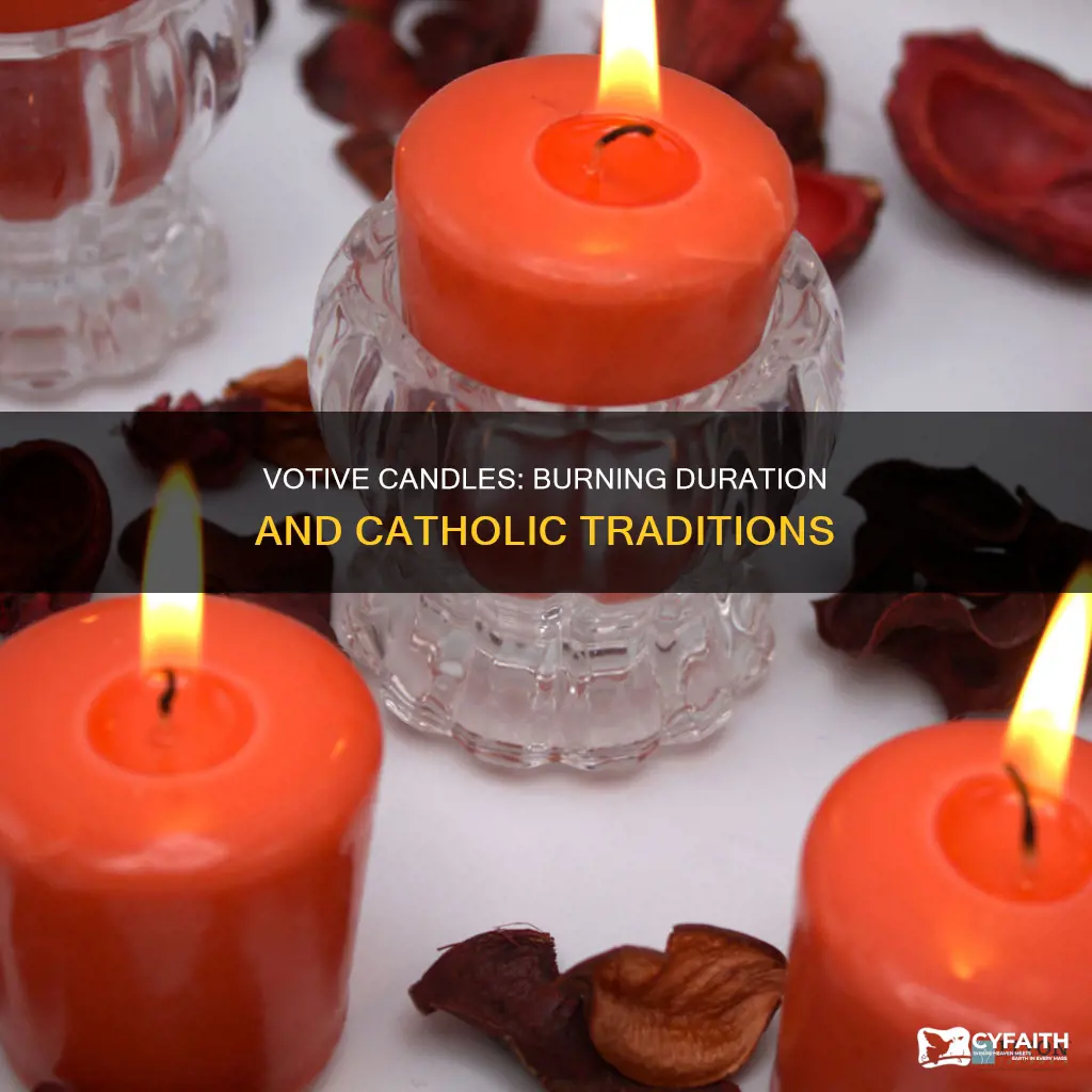 how long do catholic votive candles burn