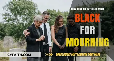 The Catholic Mourning Tradition: Black Attire Duration