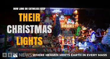 Christmas Lights: Catholics Keep the Glow Going