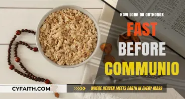 Orthodox Fasting Duration: Preparing for Holy Communion Explained