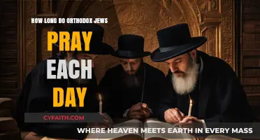 Daily Prayer Commitment: Orthodox Jewish Devotion and Time Spent Praying