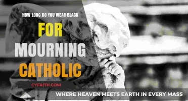 Catholic Mourning Traditions: Duration of Wearing Black for Grief