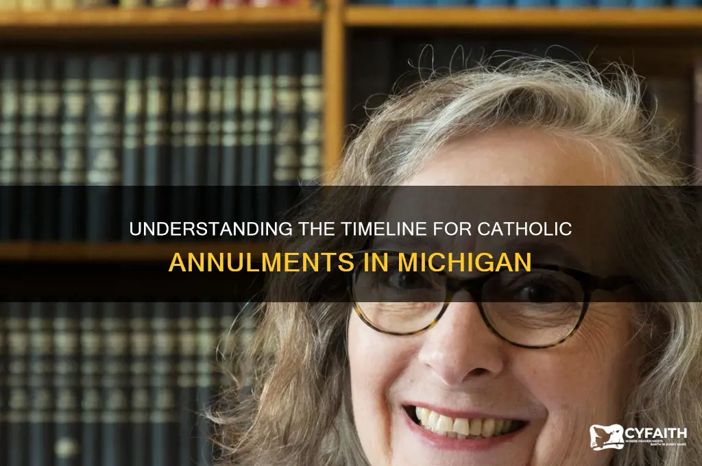 how long does a catholic annulment take in michigan