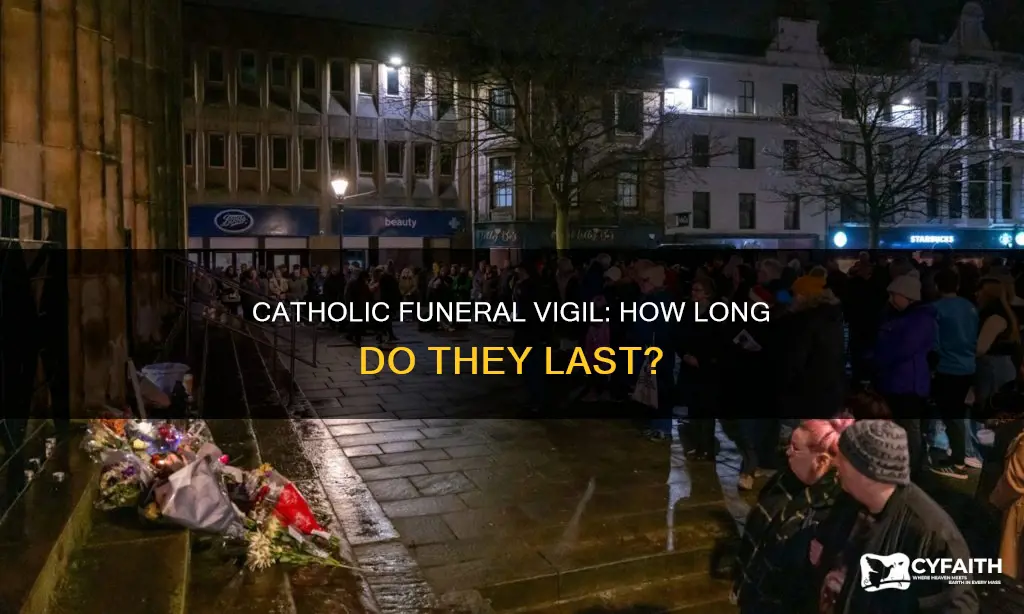how long does a catholic funeral vigil last