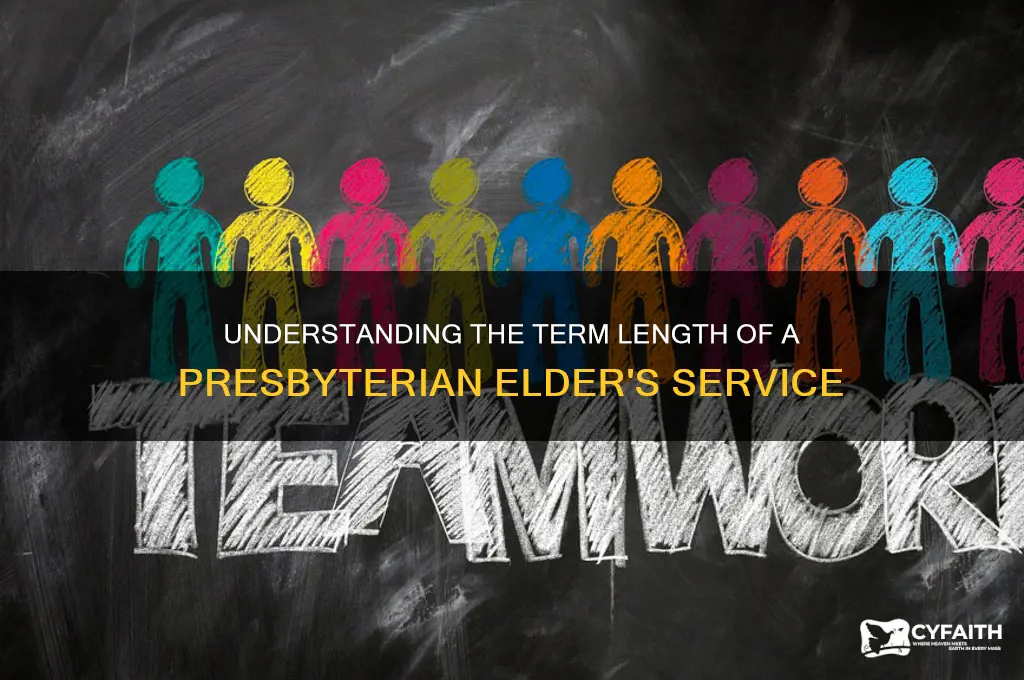 how long does a presbyterian elder serve