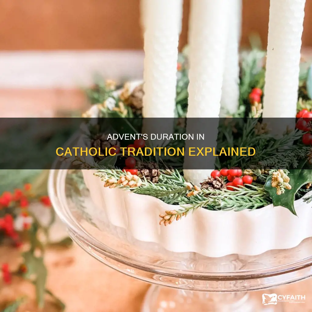 how long does advent last catholic