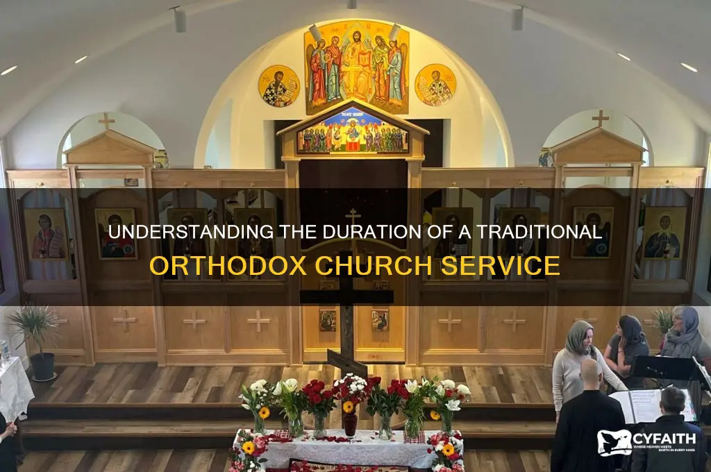 how long does an orthodox service last