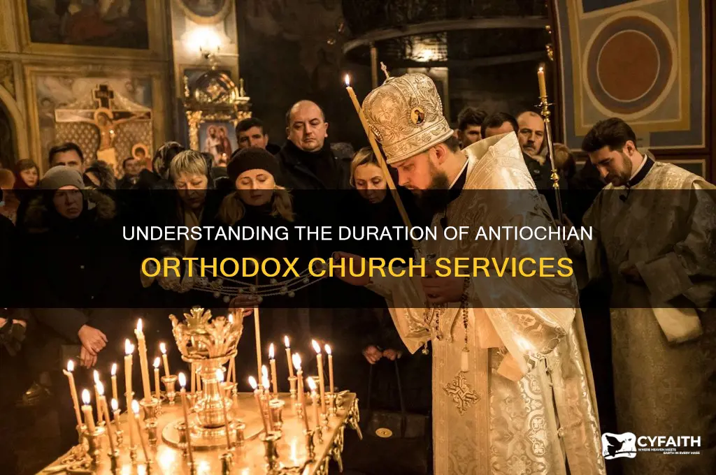 how long does antiochan orthodox service last