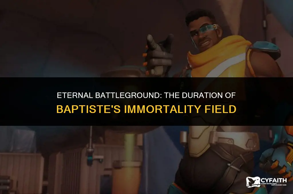 how long does baptistes immortality field last