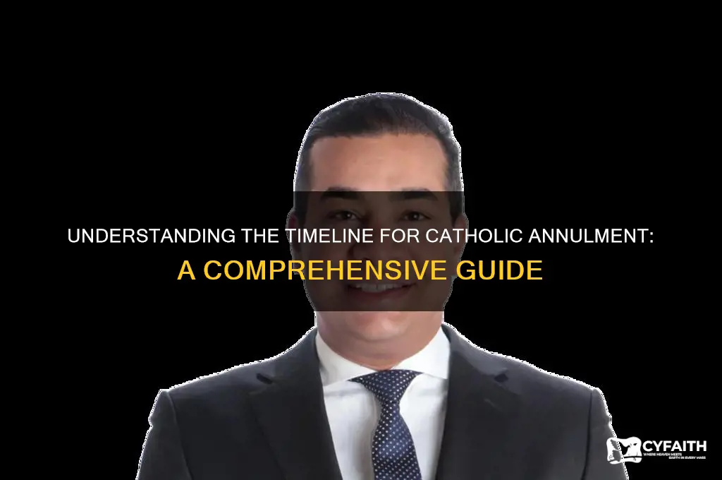 how long does it take for a catholic anullment