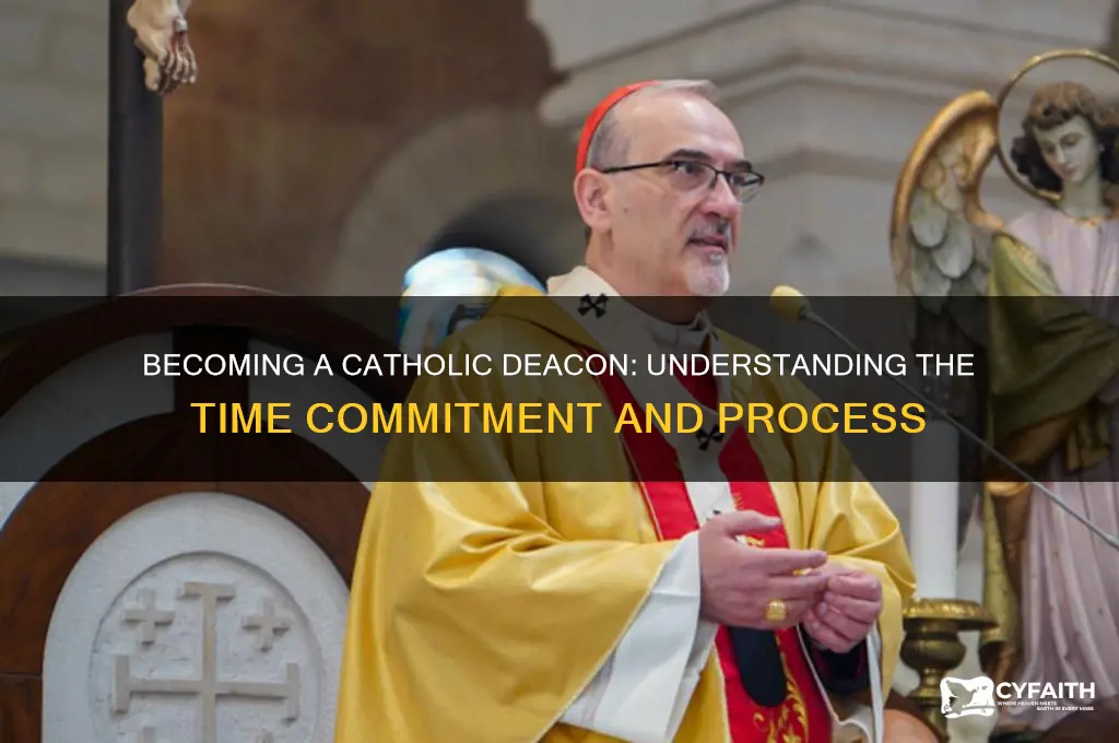 how long does it take to be a catholic deacon