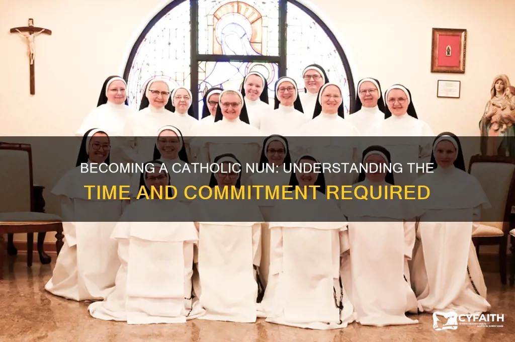 how long does it take to be a catholic nun