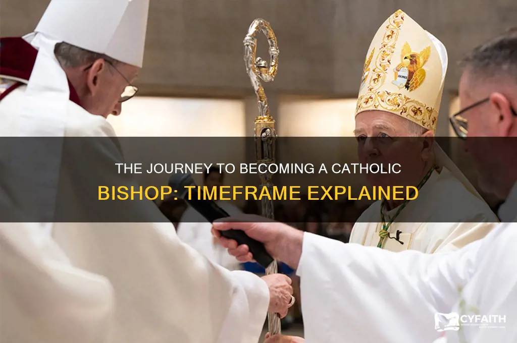 how long does it take to become a catholic bishop