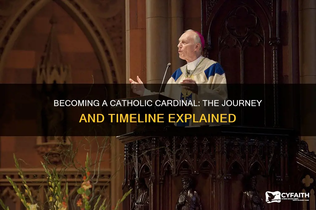 how long does it take to become a catholic cardinal